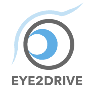 Official EYE2DRIVE logo. Square version