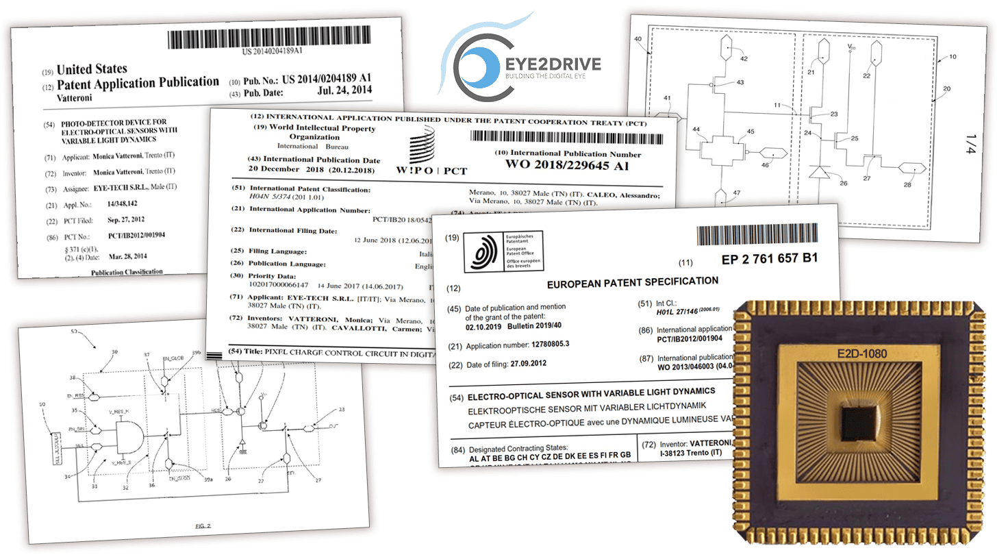 EYE2DRIVE vision sensor and related patents